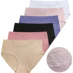 FANNIFEN Dámské kalhotky s vysokým pasem RM0049 - 3 ks v balení Velikost: 2XL