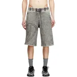 ŠORTKY DIESEL D-ENNY-S TRACK SHORTS BLACK