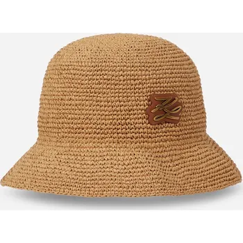 Klobouk KLOBOUK KARL LAGERFELD K/AUTOGRAPH STRAW CLOCHE NATURAL