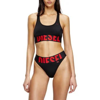 Dámské plavky PLAVKY DIESEL RACE-BRALETTE-XL-D-POP BRA BLACK