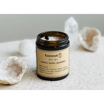 Svíčka BOVO | HOME Vánoční dárek svíčka znamení Kozoroh