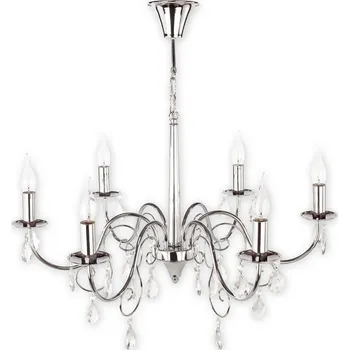 Svítidlo Lemir Závěsné svítidlo na řetězu O1956 CH Velio lustr 6 ramenný, chrom