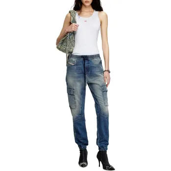 Dámské džíny DŽÍNY DIESEL 2051 D-URSY JOGG SWEAT JEANS BLUE