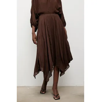 Dámská sukně Sukně Answear.LAB ST.0478.bottom.tos hnědá 88X, vel. L