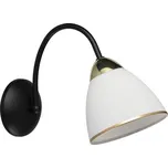 Lemir Nástěnné svítidlo O3440 K1 CZA+ZL FRIDA černá+zlatá