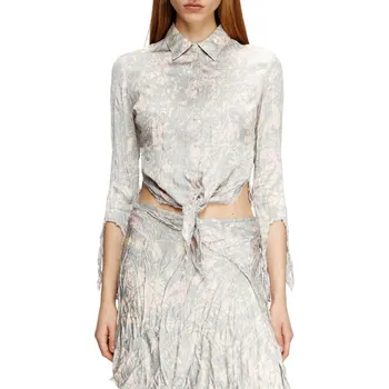 Dámská košile KOŠILE DIESEL C-ALIX SHIRT PINK