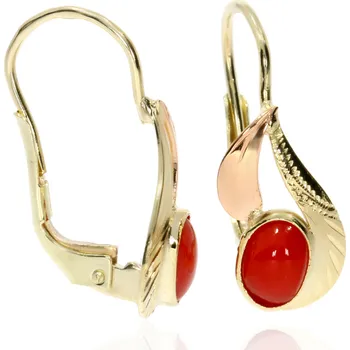 Náušnice Zlatnictví Helios Korálové náušnice