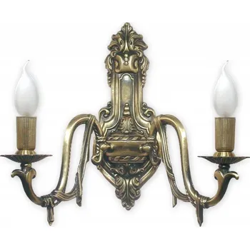 Svítidlo Lemir Nástěnné svítidlo 591/K2 Avilla nástěník 2 ramenný, patina