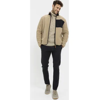 Pánské kalhoty KALHOTY CAMEL ACTIVE BASIC CHINO PANTS-SLIM FIT NIGHT BLUE CHECK