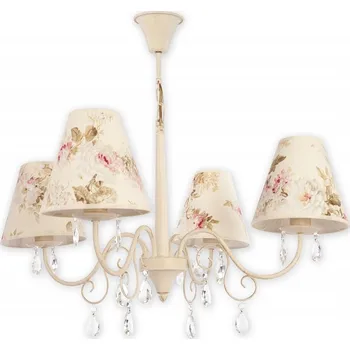 Svítidlo Lemir Závěsné svítidlo na řetězu O1964 AB KW Velio lustr 4 ramenný, antická