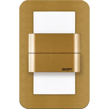 Nástěnné svítidlo SKOFF LED nástěnné schodišťové svítidlo MH-SDU-M-N-1 DUO SALSA mat.mosaz(M)