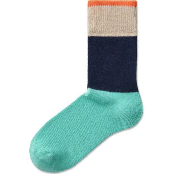 Vlnka Ponožky s ovčí vlnou Merino a kašmírem tyrkysová velikost ponožek 35-37