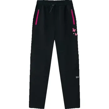 Dívčí kalhoty DÍVČÍ SOFTSHELLOVÉ KALHOTY ZATEPLENÉ tm.modré Wolf B2592