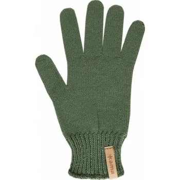 Kama pletené Merino rukavice RB209 105 - zelená M