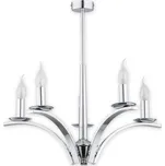 Lemir Lustr do obyváku O2865 W5 CH Kapra lustr 5 ramenný, chrom