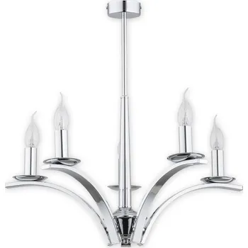 Svítidlo Lemir Lustr do obyváku O2865 W5 CH Kapra lustr 5 ramenný, chrom