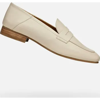 Dámská obuv Geox Dámské Krémové dámské mokasíny Geox Mantinea Bílá 36 (2758827)