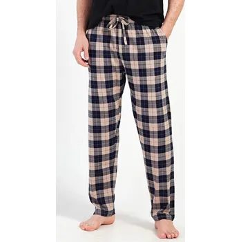 Pánské pyžamo Pánské pyžamové kalhoty Marian - béžová - 3XL