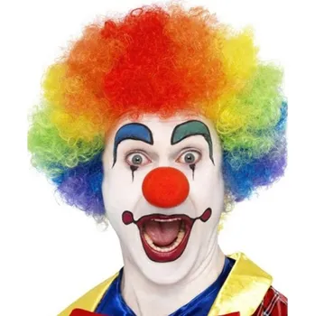 Karnevalová maska Paruka barevná