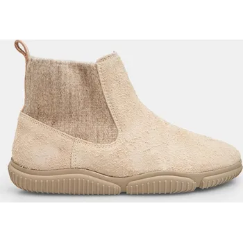 Dámské tenisky Weinbrenner kožené chelsea barefoot flotactive béžové, vel. 36