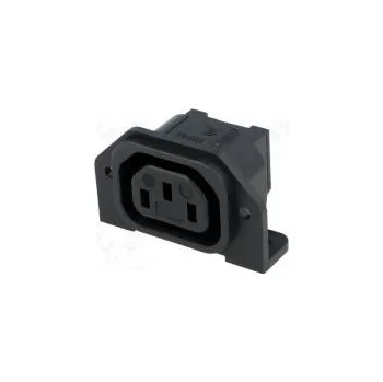 Elektrická zásuvka Konektor napájecí AC zásuvka zásuvka 10A 250VAC IEC 60320