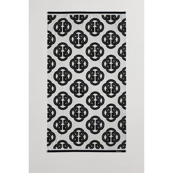 PLÁŽOVÁ OSUŠKA GANT MONOGRAM PRINT BEACH TOWEL 100x180 BLACK