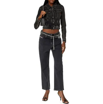 Dámské džíny DŽÍNY DIESEL 2016 D-AIR TROUSERS BLACK