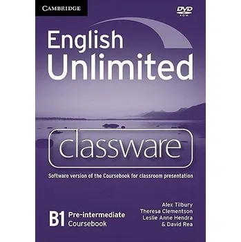Anglický jazyk English Unlimited Pre-intermediate Classware DVD-ROM