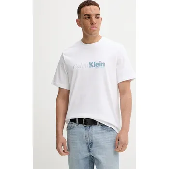 Oblečení a móda Bavlněné tričko Calvin Klein LV04RD822G bílá 00X, vel. L