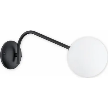 Svítidlo Lemir Nástěnné svítidlo O2901 K1 CZA Nol nástěník, černá matná