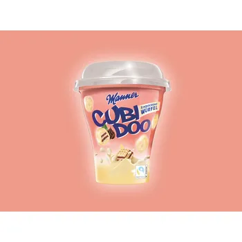 Manner Cubidoo 135g bílé mini oplatky