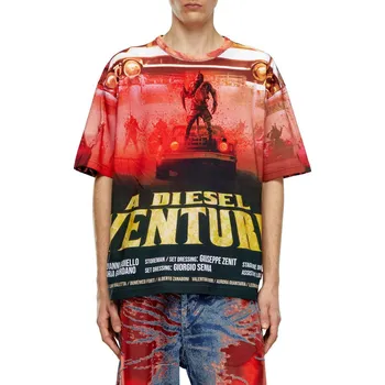 TRIČKO DIESEL T-BOXT-ADVENTURE T-SHIRT BLACK