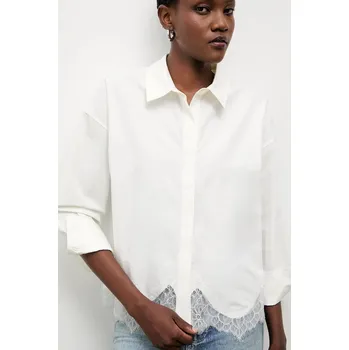 Pánská košile Bavlněná košile Answear.LAB ST.0677.TOS bílá 00X, vel. L