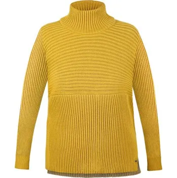 Dámský svetr Kama Merino svetr 5063 102 - žlutá S - M