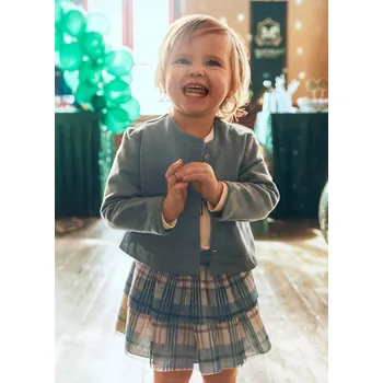 Dívčí oblečení Set - tričko s potiskem, svetr a sukně Mayoral - 1502922010 Veľkosť: 104