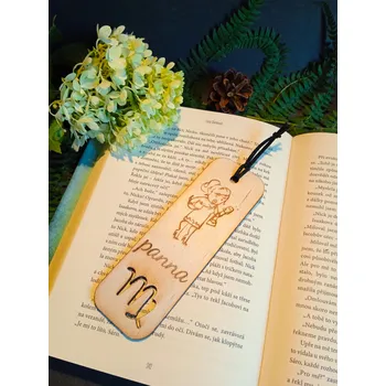Záložka Dary dřeva Dřevěná záložka do knížky - panna
