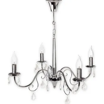 Svítidlo Lemir Závěsné svítidlo na řetězu O1954 CH Velio lustr 4 ramenný, chrom