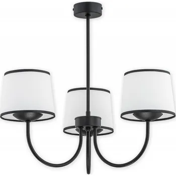 Svítidlo Lemir Lustr do obyváku O2793 W3 CZA Lume lustr 3 ramenný, černá matná