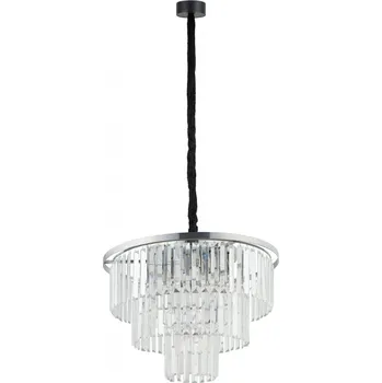 Nowodvorski Lighting Závěsné svítidlo na lanku 7617 CRISTAL stříbrná M závěs