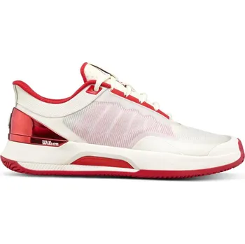Dámská tenisová obuv Tenisová obuv Wilson Intrigue Tour Uso Tofu/Red Velikost dámské obuvi Wilson: UK 6,5| EU 40| CM 25