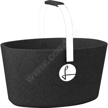 Cestovní taška Milovaný košík černý s bílou - LIEBLINGSKORB Basic deep black reinweiß