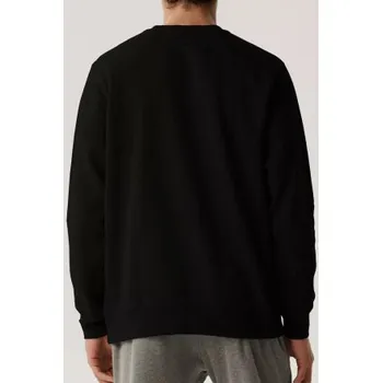 Pánský overall Pánská mikina Atlantic HMT-002 - bavlna Černá S