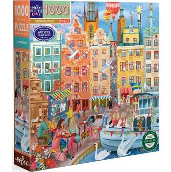 Puzzle Puzzle Stockholm 1000 dílků, eeBoo