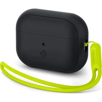 Pouzdro na mobilní telefon Obal pro AirPods Pro 2. gen Spigen Case Silicone Fit - černý