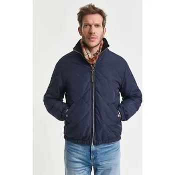 BUNDA GANT REVERSIBLE STAND-UP COLLAR JACKET EVENING BLUE