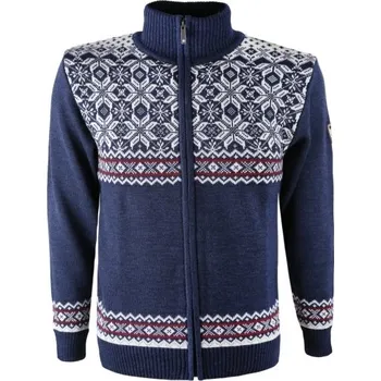 Pánský svetr Kama Merino svetr 4096 108 - tmavě modrá S