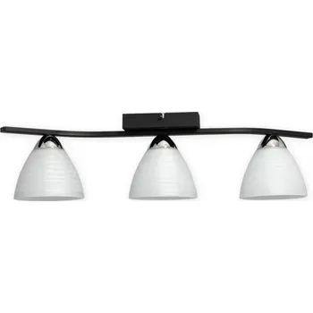 Svítidlo Lemir O3273 P3 CZA + CH Bafer přisazený 3, černá + chrom