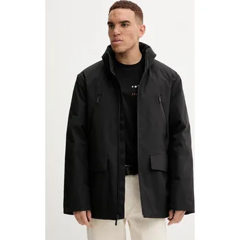 Péřová bunda Calvin Klein černá barva, zimní, LV04LD500G 99X, vel. M