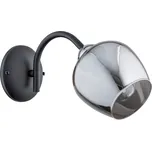 Lemir Nástěnné svítidlo O3060 K1 CZA + CH Katla nástěník, matný černý + chro