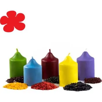 Svíčka Barva na svíčky - červená 10g